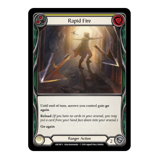 Rapid Fire (ARC) #ARC047 Super Rare (Unlimited Edition Normal Lightly Played) Arcane Rising Flesh and Blood TCG: 2020