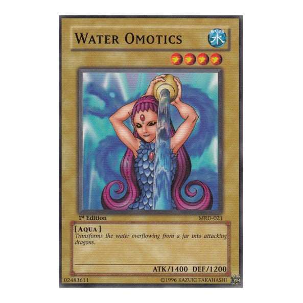 Water Omotics (MRD) #MRD-021 Common (1st Edition Near Mint) Metal Raiders YuGiOh: 2004