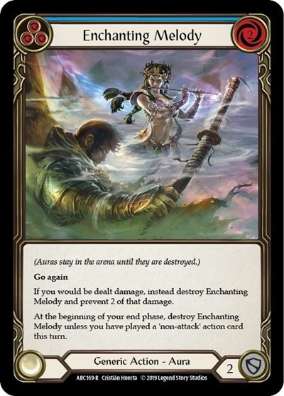 Enchanting Melody Blue (ARC) #ARC169 Rare Arcane Rising Flesh and Blood TCG: 2020