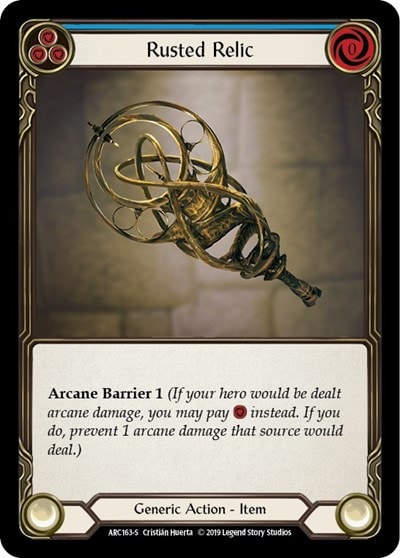 Rusted Relic (ARC) #ARC163 Super Rare (Unlimited Edition Normal Lightly Played) Arcane Rising Flesh and Blood TCG: 2020
