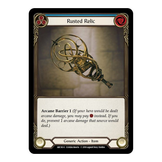 Rusted Relic (ARC) #ARC163 Super Rare (Unlimited Edition Normal Lightly Played) Arcane Rising Flesh and Blood TCG: 2020