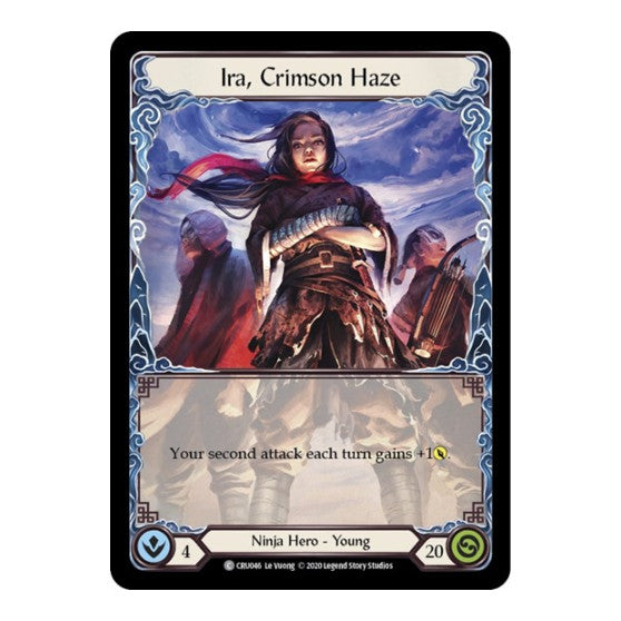 Ira, Crimson Haze (CRU) #CRU046 Common (Unlimited Edition Normal Lightly Played) Crucible of War Flesh and Blood TCG: 2020