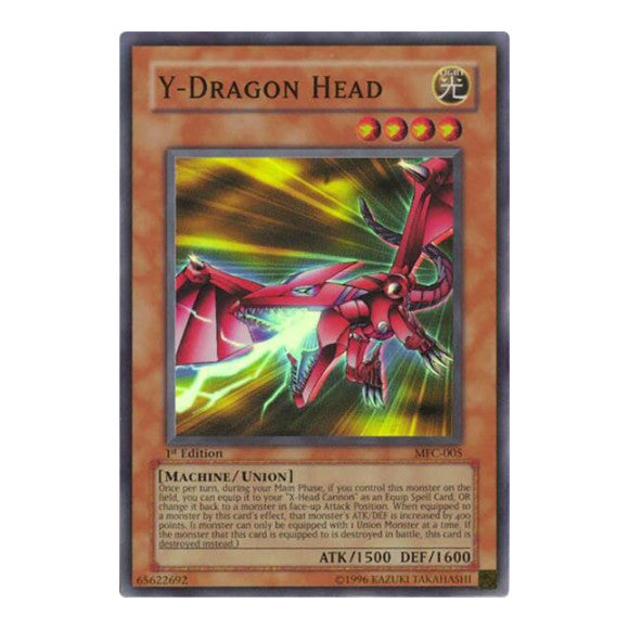 Y-Dragon Head (MFC) #MFC-005 Super Rare (Unlimited Lightly Played) Magician's Force YuGiOh: 2003