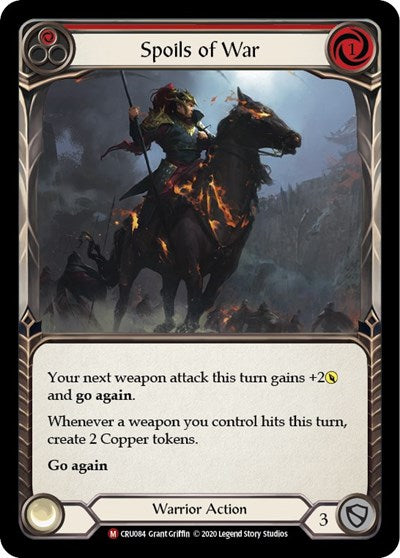 Spoils of War (CRU) #CRU084 Majestic (Unlimited Edition Normal Near Mint) Crucible of War Flesh and Blood TCG: 2020