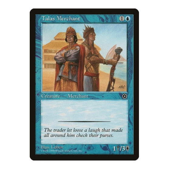 Talas Merchant (P02) #50 Common (Moderately Played) Portal Second Age Magic: The Gathering: 1998