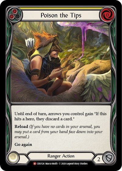 Poison the Tips (CRU) #CRU124 Majestic Crucible of War Flesh and Blood TCG: 2020