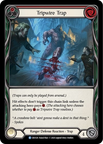 Tripwire Trap (CRU) #CRU126 Rare Crucible of War Flesh and Blood TCG: 2020