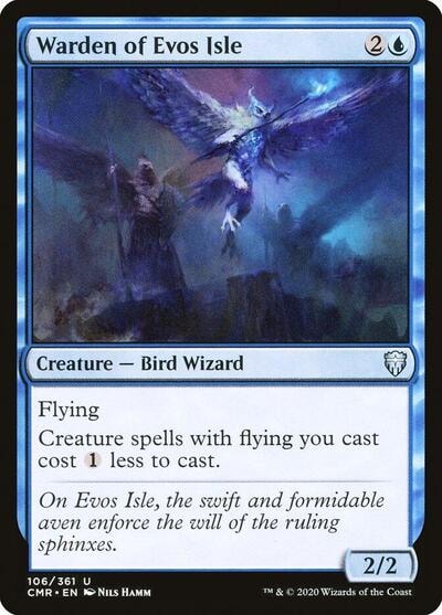 Warden of Evos Isle (CMR) #106 Uncommon (Lightly Played) Commander Legends Magic: The Gathering: 2020