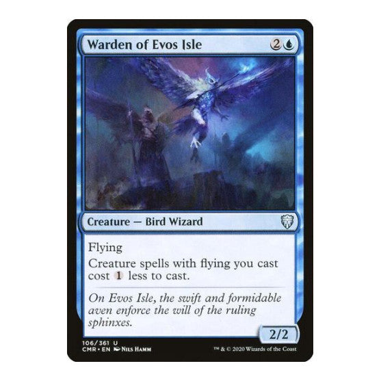 Warden of Evos Isle (CMR) #106 Uncommon (Lightly Played) Commander Legends Magic: The Gathering: 2020