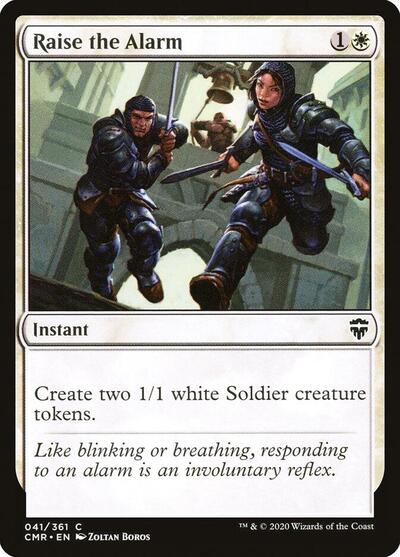 Raise the Alarm (CMR) #41 Common (Lightly Played) Commander Legends Magic: The Gathering: 2020
