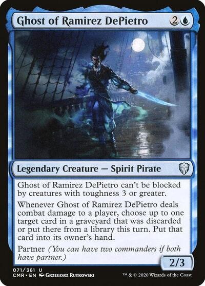 Ghost of Ramirez DePietro (CMR) #71 Uncommon (Lightly Played) Commander Legends Magic: The Gathering: 2020