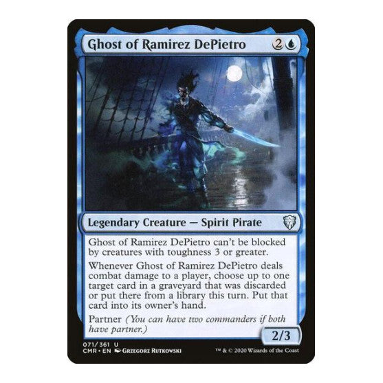 Ghost of Ramirez DePietro (CMR) #71 Uncommon (Lightly Played) Commander Legends Magic: The Gathering: 2020