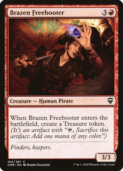 Brazen Freebooter (CMR) #164 Common (Lightly Played) Commander Legends Magic: The Gathering: 2020