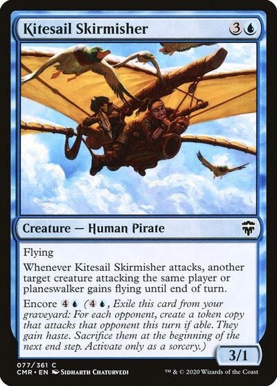 Kitesail Skirmisher (CMR) #77 Common (Lightly Played) Commander Legends Magic: The Gathering: 2020