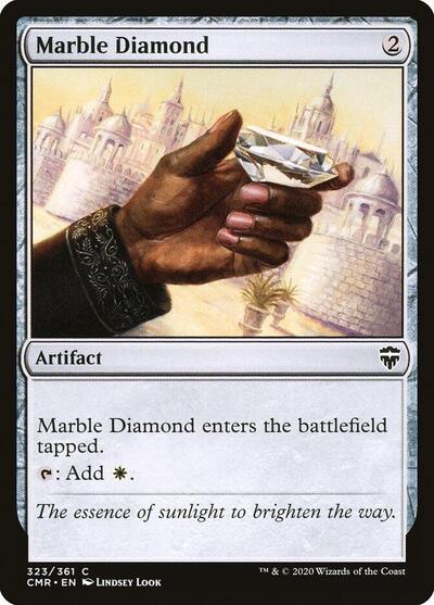 Marble Diamond (CMR) #323 Common (Lightly Played) Commander Legends Magic: The Gathering: 2020