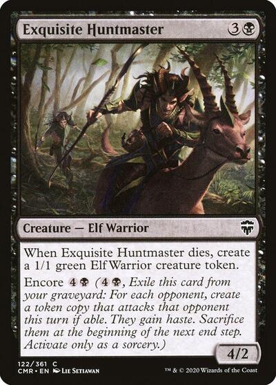 Exquisite Huntmaster (CMR) #122 Common (Lightly Played) Commander Legends Magic: 2020