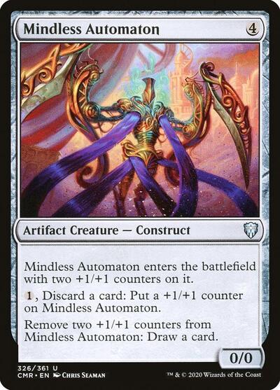 Mindless Automaton (CMR) #326 Uncommon (Lightly Played) Commander Legends Magic: The Gathering: 2020