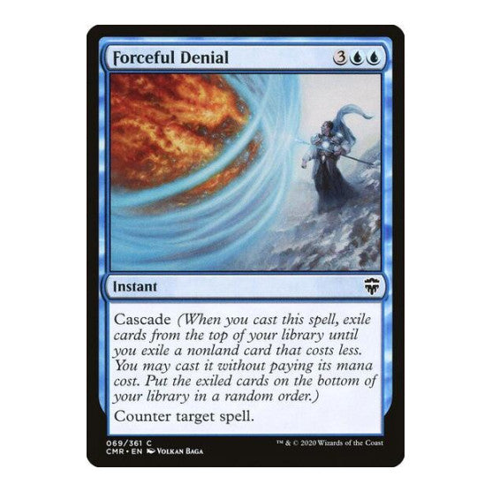 Forceful Denial (CMR) #69 Common (Lightly Played) Commander Legends Magic: The Gathering: 2020