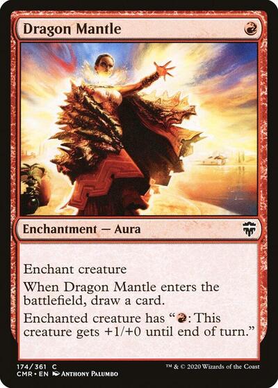 Dragon Mantle (CMR) #174 Common (Lightly Played) Commander Legends Magic: The Gathering: 2020