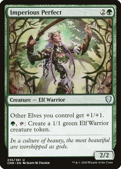 Imperious Perfect (CMR) #235 Uncommon (Lightly Played) Commander Legends Magic: The Gathering: 2020