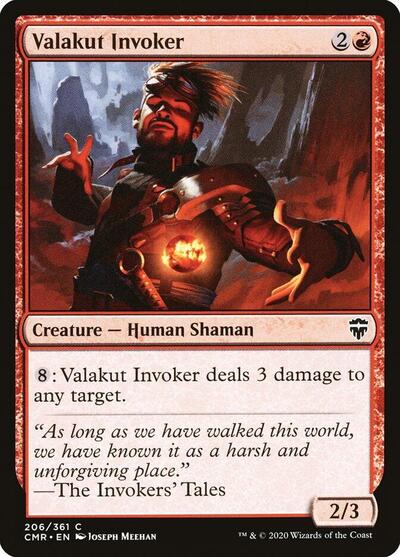 Valakut Invoker (CMR) #206 Common (Foil Lightly Played) Commander Legends Magic: The Gathering: 2020
