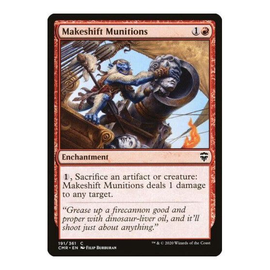 Makeshift Munitions (CMR) #191 Common (Lightly Played) Commander Legends Magic: The Gathering: 2020