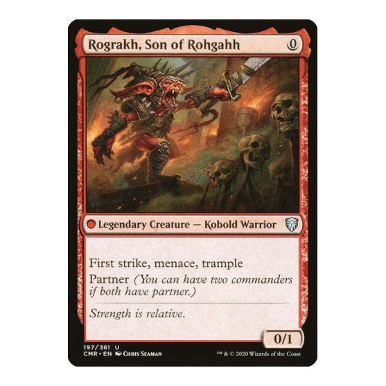 Rograkh Son of Rohgahh (CMR) #197 Uncommon (Lightly Played) Commander Legends Magic: The Gathering: 2020