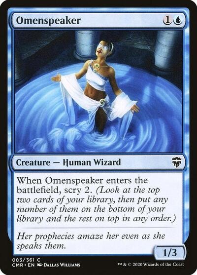 Omenspeaker (CMR) #83 Common (Lightly Played) Commander Legends Magic: The Gathering: 2020