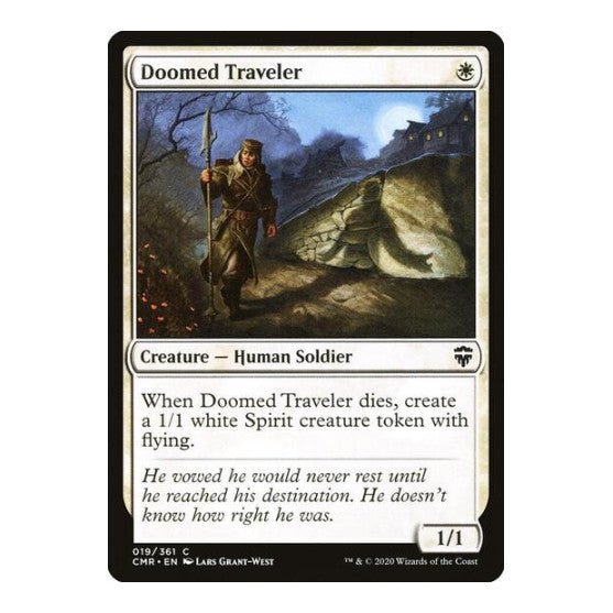 Doomed Traveler (CMR) #19 Common (Lightly Played) Commander Legends Magic: The Gathering: 2020