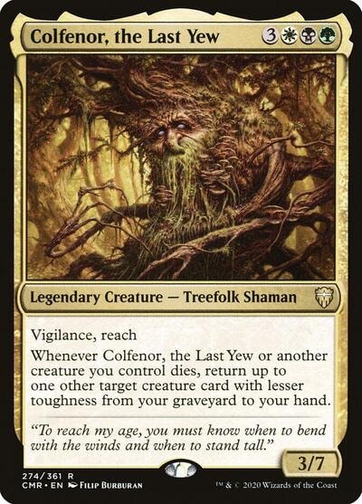 Colfenor the Last Yew (CMR) #274 Rare (Lightly Played) Commander Legends Magic: The Gathering: 2020