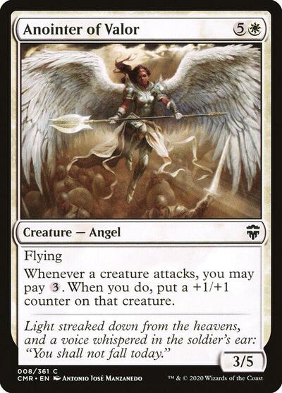 Anointer of Valor (CMR) #8 Common (Lightly Played) Commander Legends Magic: The Gathering: 2020