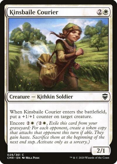 Kinsbaile Courier (CMR) #29 Common (Foil Lightly Played) Commander Legends Magic: The Gathering: 2020