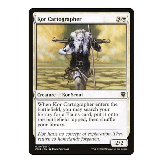 Kor Cartographer (30) (CMR) #30 Common (Lightly Played) Commander Legends Magic: The Gathering: 2020