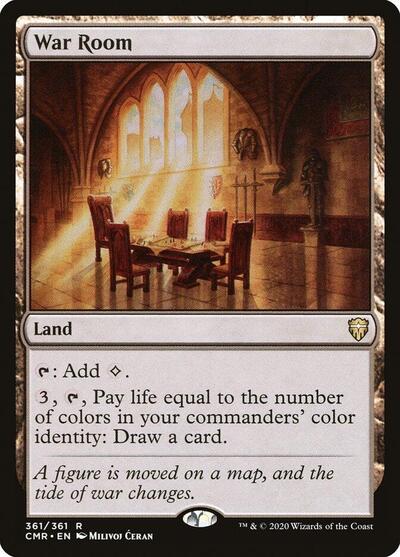War Room (CMR) #361 Rare (Lightly Played) Commander Legends Magic: The Gathering: 2020