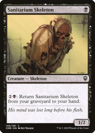 Sanitarium Skeleton (CMR) #148 Common (Near Mint) Commander Legends Magic: The Gathering: 2020