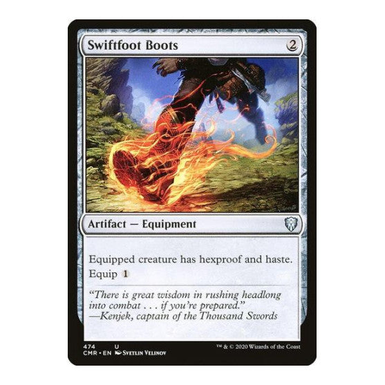 Swiftfoot Boots (CMR) #474 Uncommon (Lightly Played) Commander Legends Magic: The Gathering: 2020