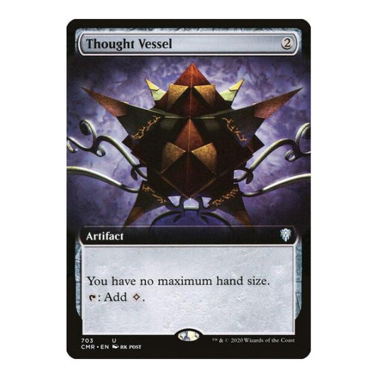 Thought Vessel Extended Art (CMR) #703 Uncommon (Foil Near Mint) Commander Legends Magic: The Gathering: 2020