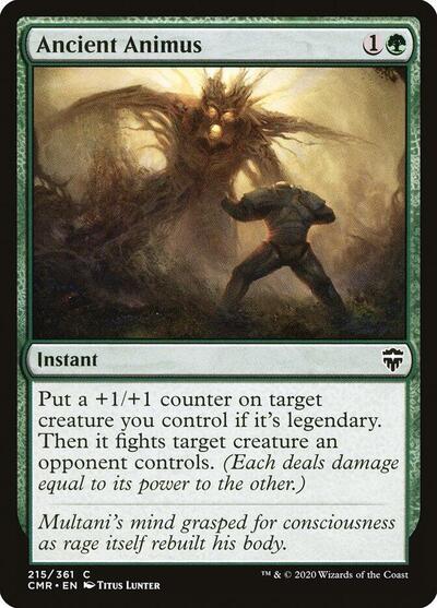 Ancient Animus (CMR) #215 Common (Lightly Played) Commander Legends Magic: The Gathering: 2020
