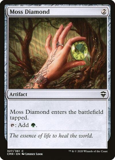 Moss Diamond (CMR) #327 Common (Lightly Played) Commander Legends Magic: The Gathering: 2020