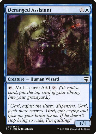 2020 Magic: Commander Legends (CMR) - Deranged Assistant (#65, Common)