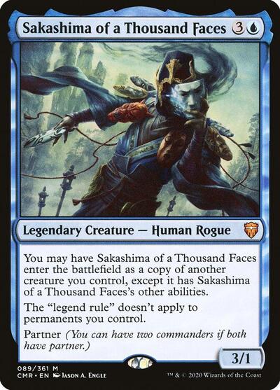Sakashima of a Thousand Faces (CMR) #89 Mythic Rare (Foil Near Mint) Commander Legends Magic: The Gathering: 2020