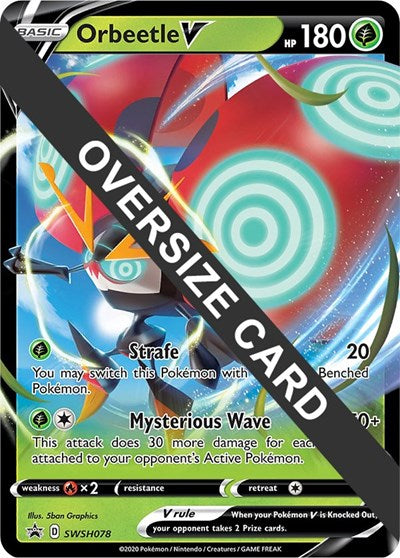 Orbeetle V SWSH078 (PR) #SWSH078 Promo (Holofoil Near Mint) Jumbo Cards Pokemon: 2015