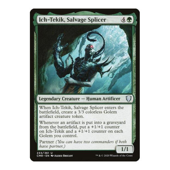 Ich Tekik Salvage Splicer (CMR) #233 Uncommon (Foil Lightly Played) Commander Legends Magic: The Gathering: 2020