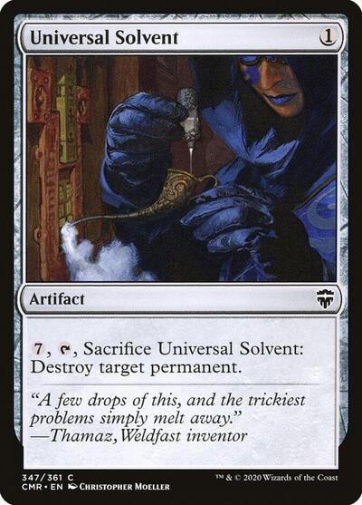 Universal Solvent (CMR) #347 Common (Lightly Played) Commander Legends Magic: The Gathering: 2020