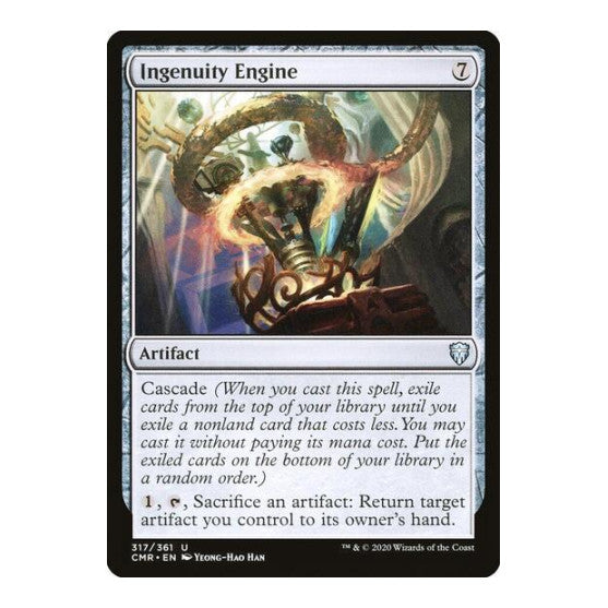 Ingenuity Engine (CMR) #317 Uncommon (Lightly Played) Commander Legends Magic: The Gathering: 2020