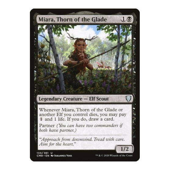 Miara Thorn of the Glade (CMR) #133 Uncommon (Lightly Played) Commander Legends Magic: The Gathering: 2020