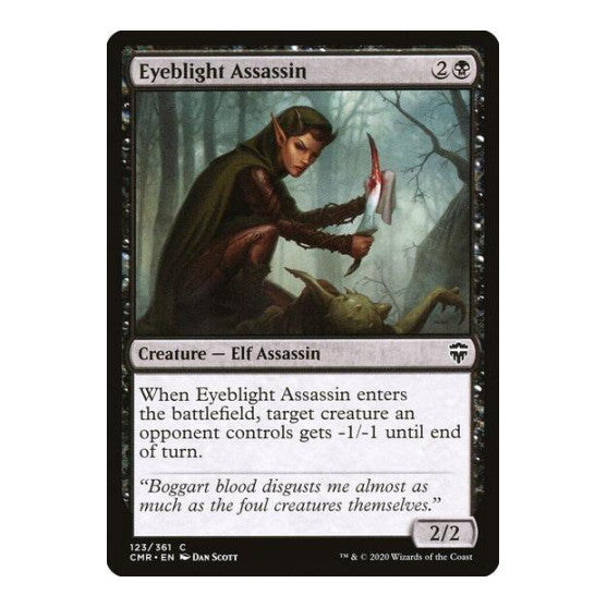 Eyeblight Assassin (CMR) #123 Common (Lightly Played) Commander Legends Magic: The Gathering: 2020