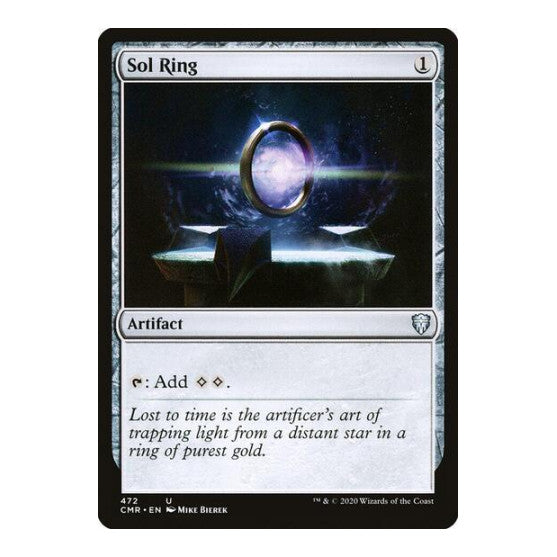 Sol Ring (CMR) #472 Uncommon (Lightly Played) Commander Legends Magic: The Gathering: 2020