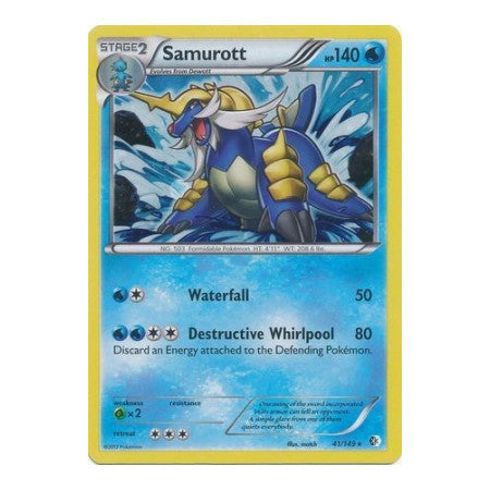 Samurott - 41/149 (Cosmos Holo) (BLE) #041/149 Promo (Holofoil Damaged) Blister Exclusives Pokemon: 2026
