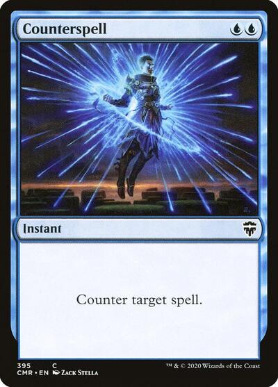 Counterspell (CMR) #395 Common (Damaged) Commander Legends Magic: 2020